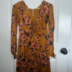 Floral Long Sleeve Dress